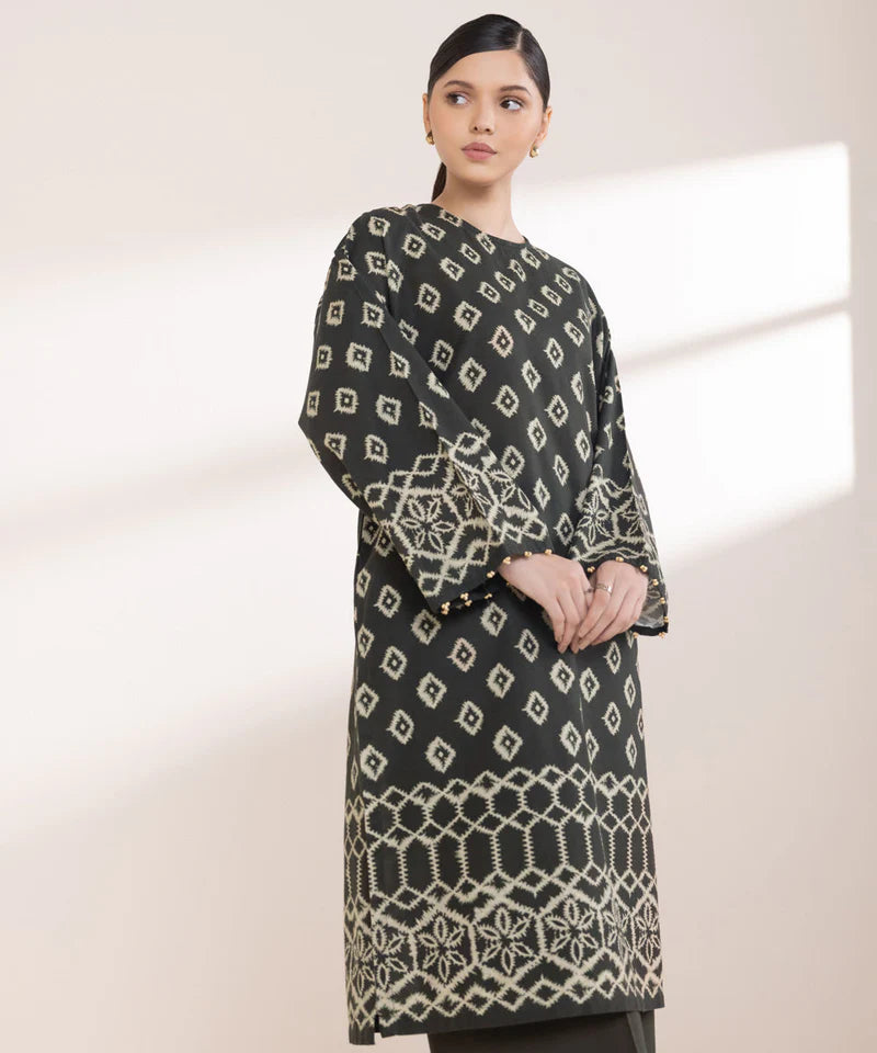 Sapphire- Printed Khaddar 2 Pc