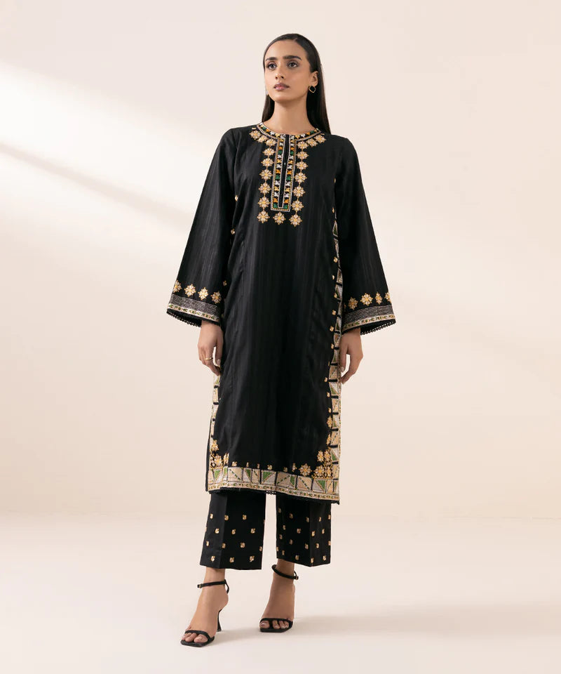 Sapphire- Embroidered 2 PC Suit