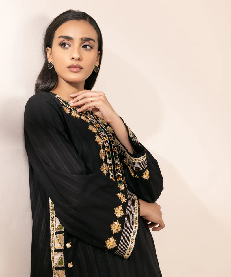 Sapphire- Embroidered 2 PC Suit