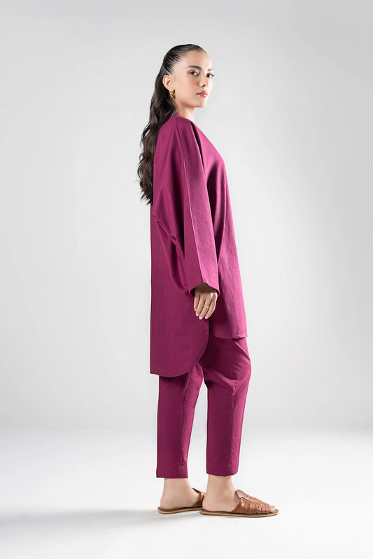 Maria B- 2 Pc Dyed Khaddar Suit