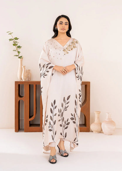 Stitch Vibes- Ivory Kaftan