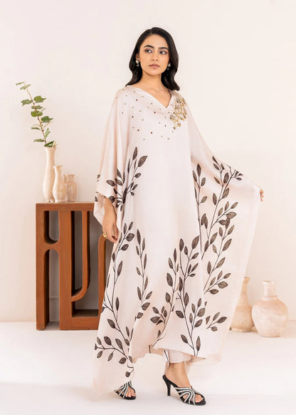 Stitch Vibes- Ivory Kaftan