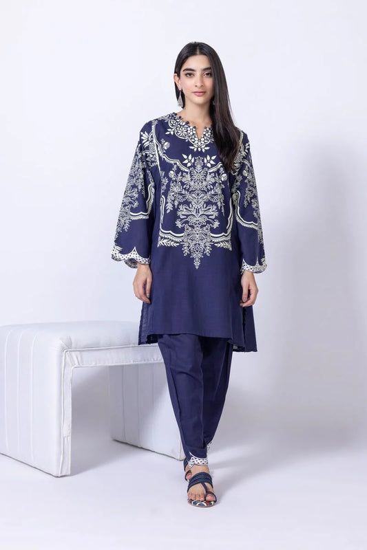 Khaadi- Kurta Embroidered